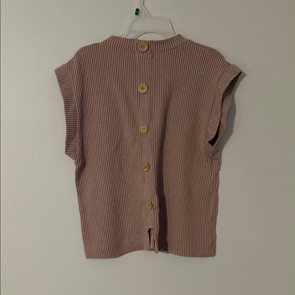 Sleeveless Ribbed Knit Set - Picture 3 of 3